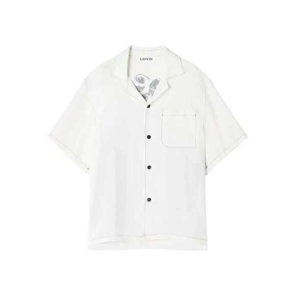 Lanvin Men Graphic Print Shirt